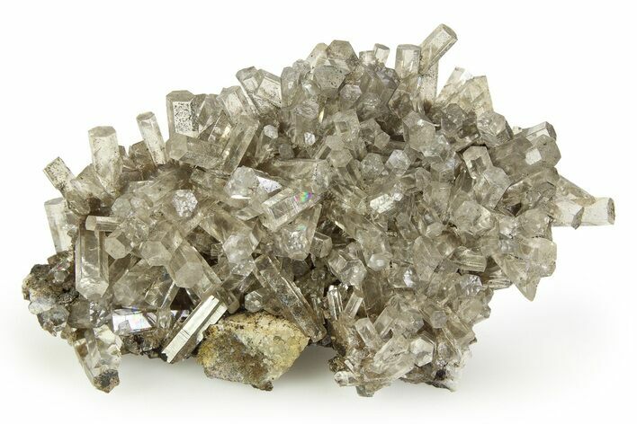 Glassy Hexagonal Calcite Crystal Cluster - China #351372